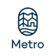 A blue logo for Metro regional government.