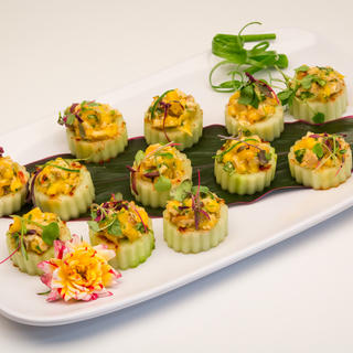photo of cucumber cups