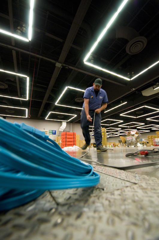 photo of booth cleaning close up