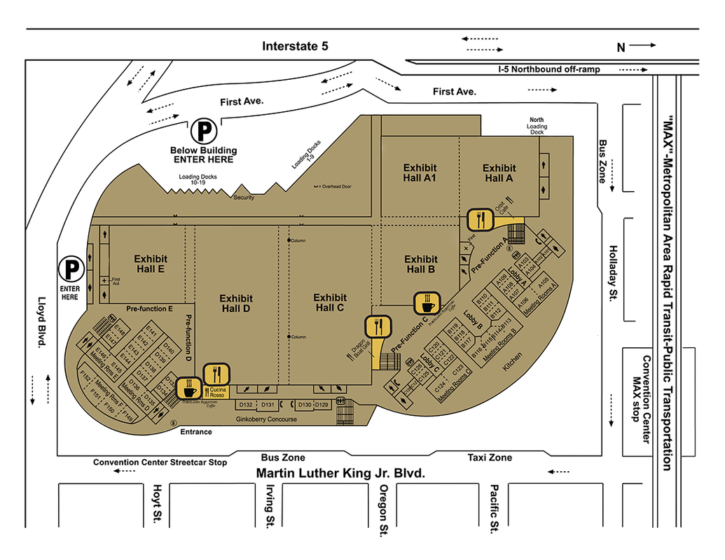 map of restaurants