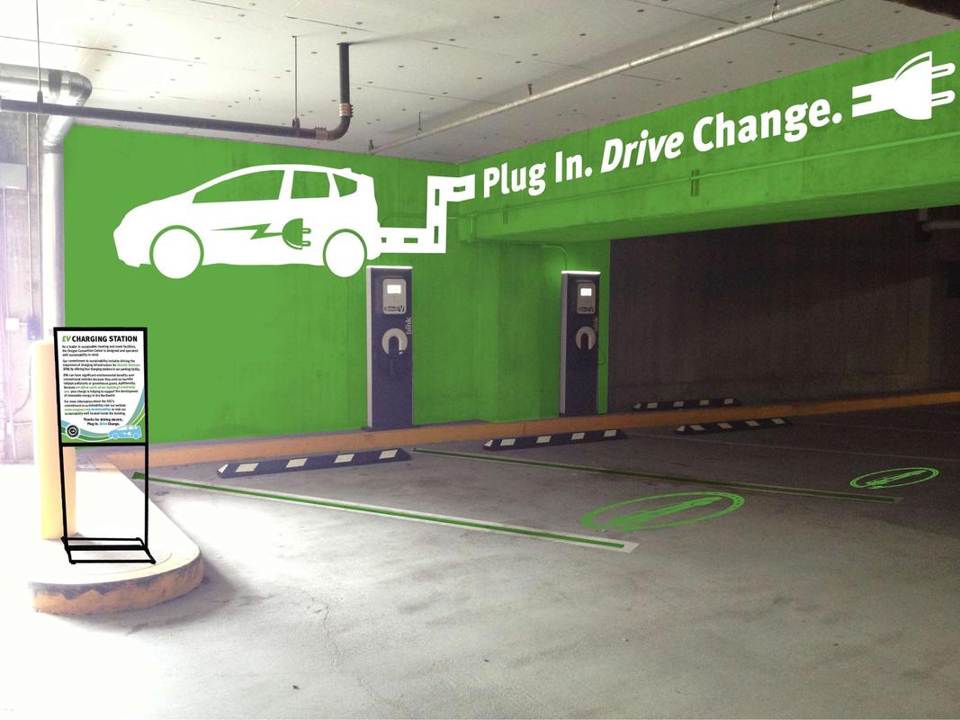photo of an electric vehicle charging station