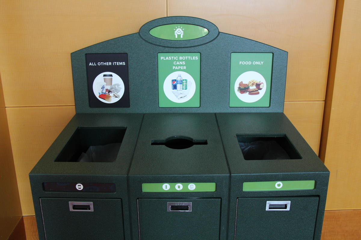 photo of OCC recycling bins