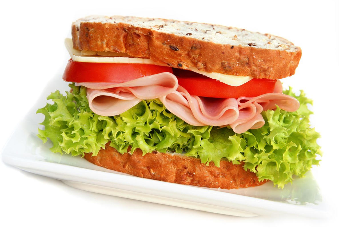 photo of a turkey sandwich