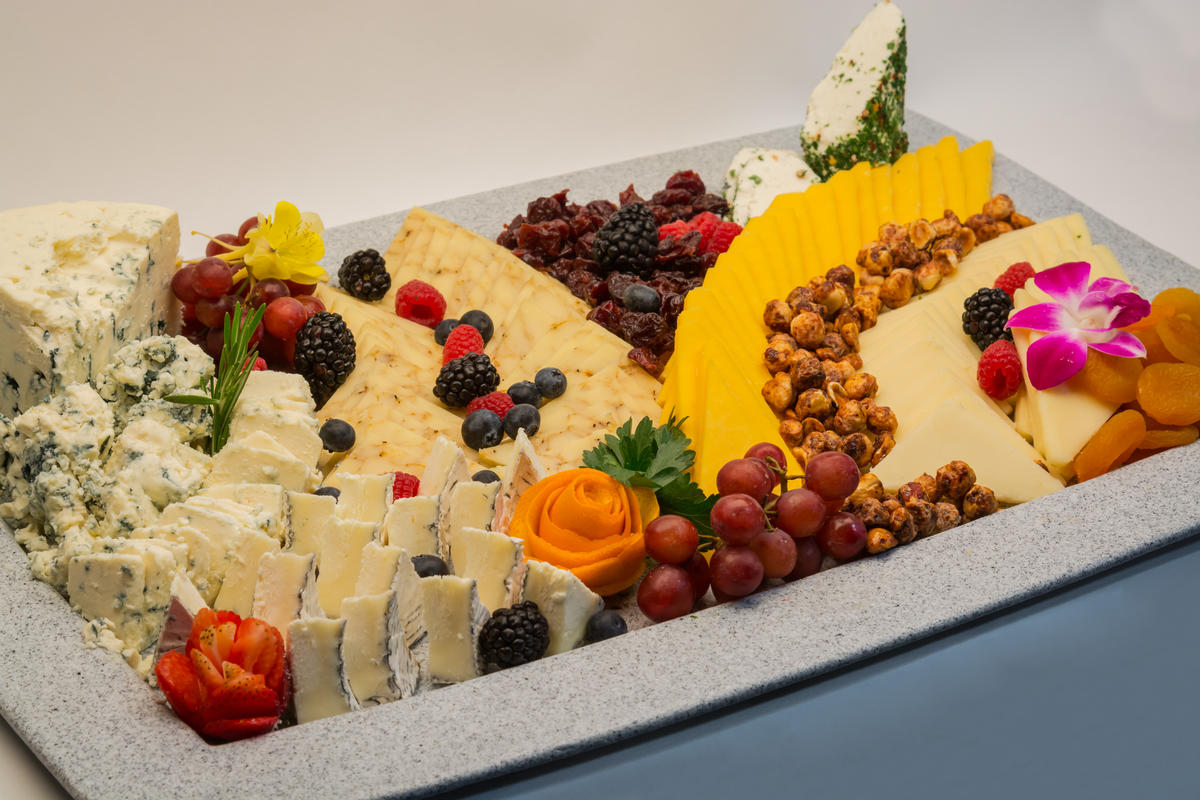 photo of a cheese tray