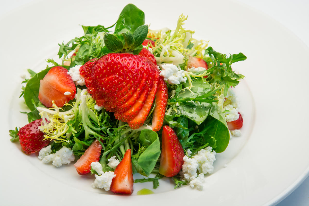 photo of strawberry salad