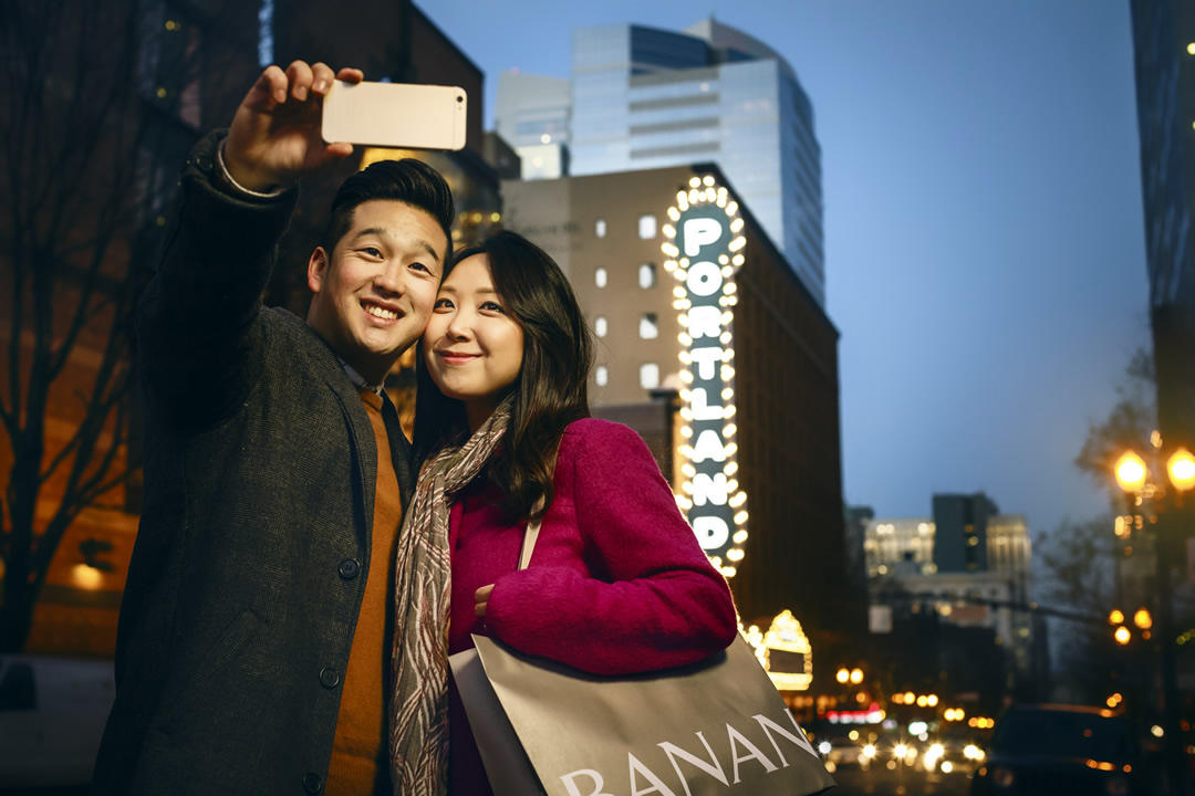 photo of Portland couple