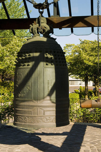 photo of Bell Circles II art installation at the OCC