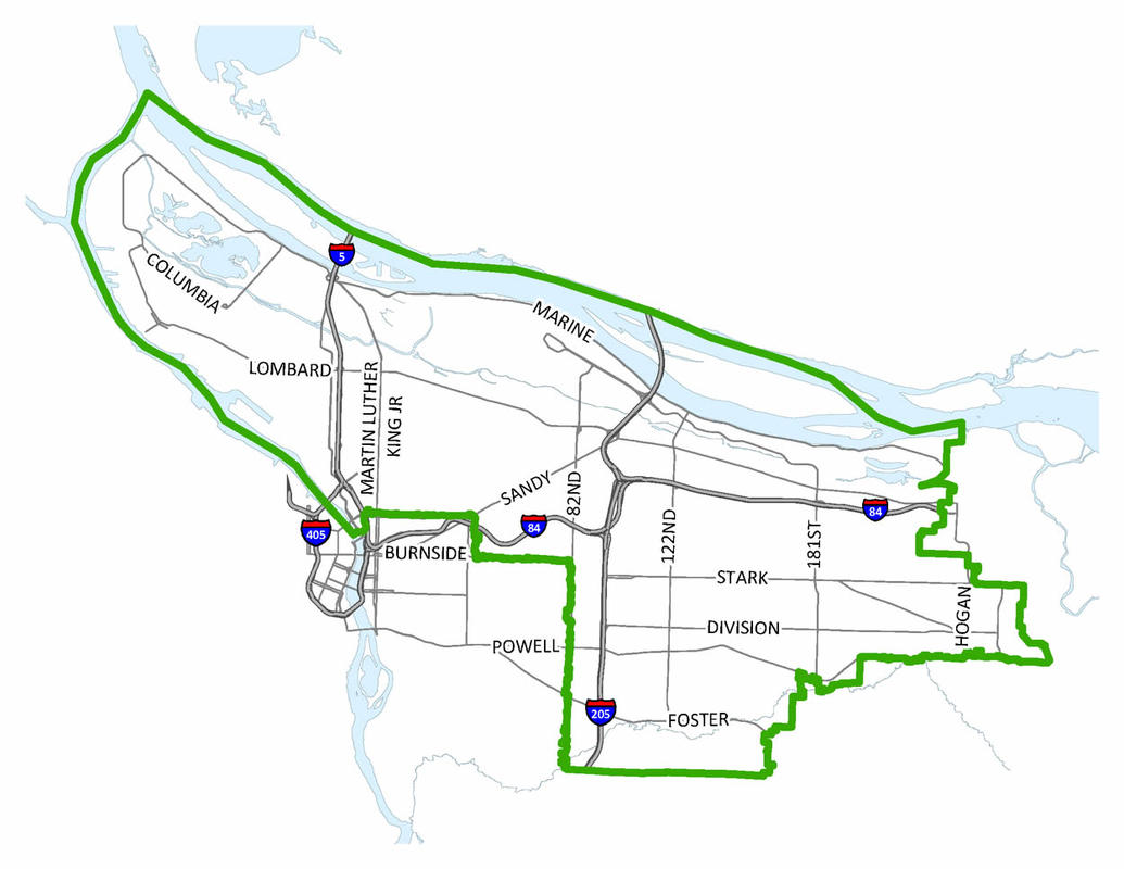 map of First Opportunity advantage target area