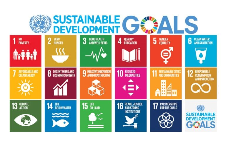 infographic of the United Nations Sustainable Development Goals