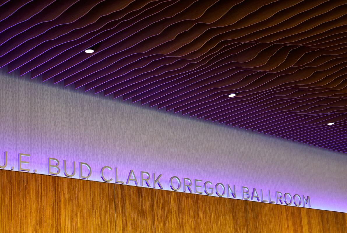 Oregon Convention Center Renovation Oregon Ballroom Ceiling Feature