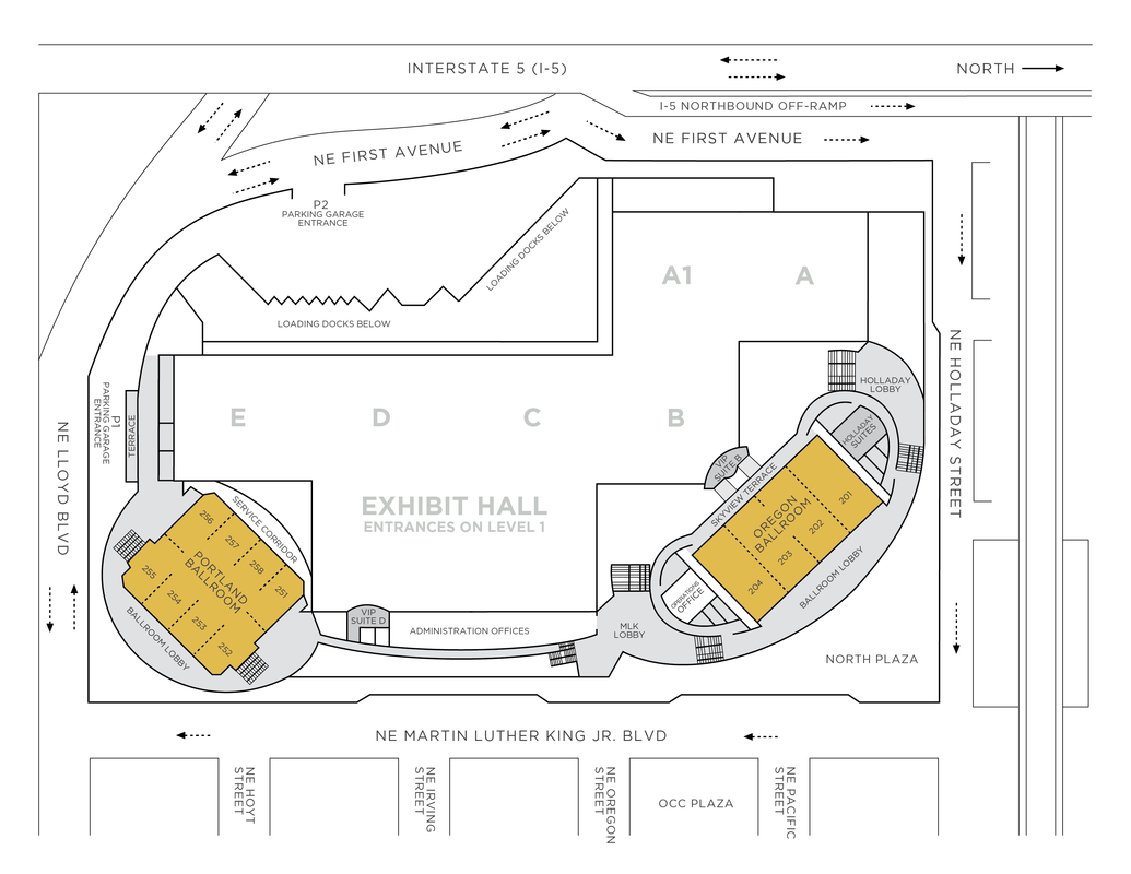 Ballrooms on Level 2