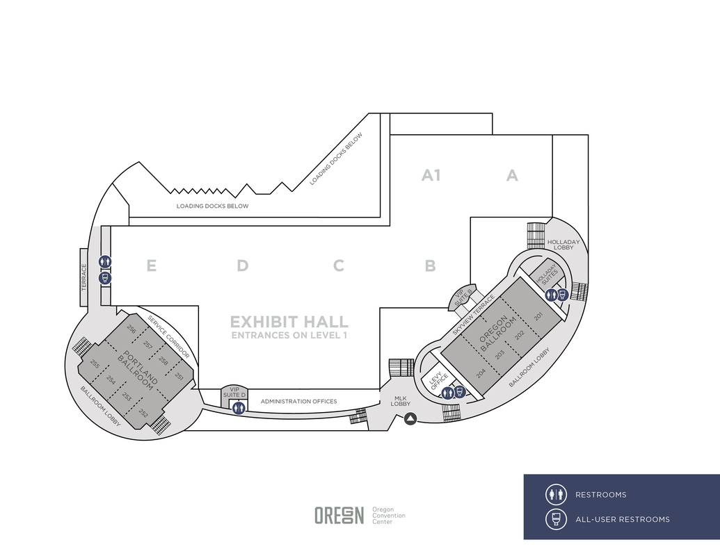 Restrooms on Level 2