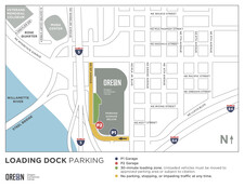 OCC Loading Dock Parking Map