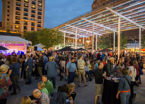 photo of people at a Portland brew festival