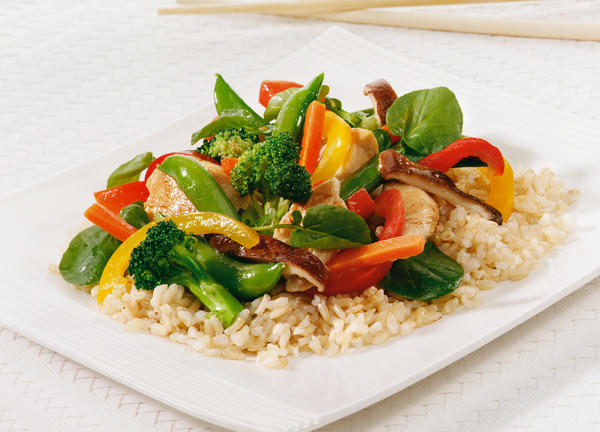 photo of chicken stir fry