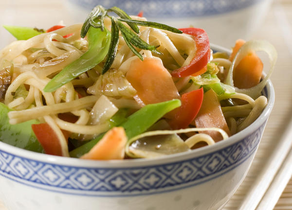 photo of a noodle bowl