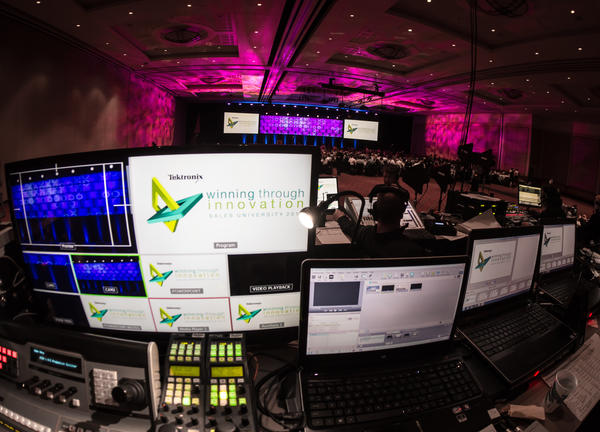 photo of an AV set