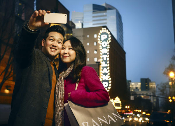 photo of Portland couple