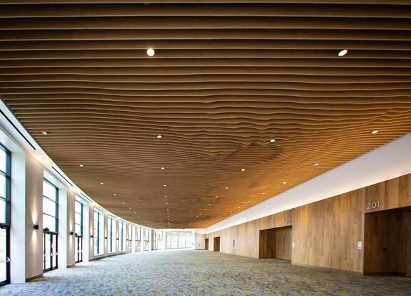 The Oregon Ballroom Lobby at the Oregon Convention Center View from the North Side.