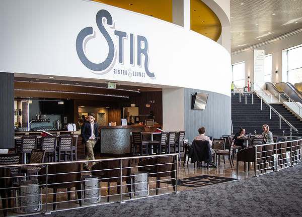 Stir Bistro and Lounge located in the Oregon Convention Center