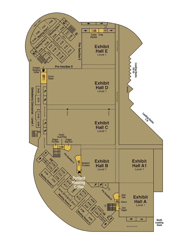 map of Portland Roasting Company 1